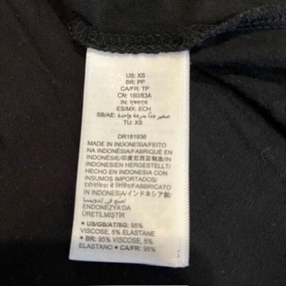 Daily Ritual Women's Black Muscle Tank Crew Neck Size XS - Picture 6 of 10